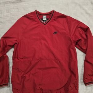 Nike Red Pullover Windbreaker
